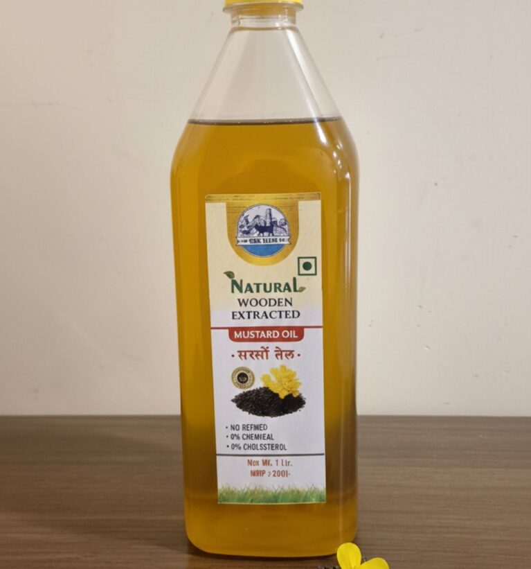 Wood-Pressed Mustard Oil
